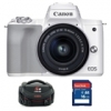 Máy ảnh Canon EOS M50 II EF-M15-45mm (Đen/Trắng)