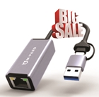 DÂY CÁP CHUYỂN USB/TYPE-C RA LAN  20CM MD081 M-PARD